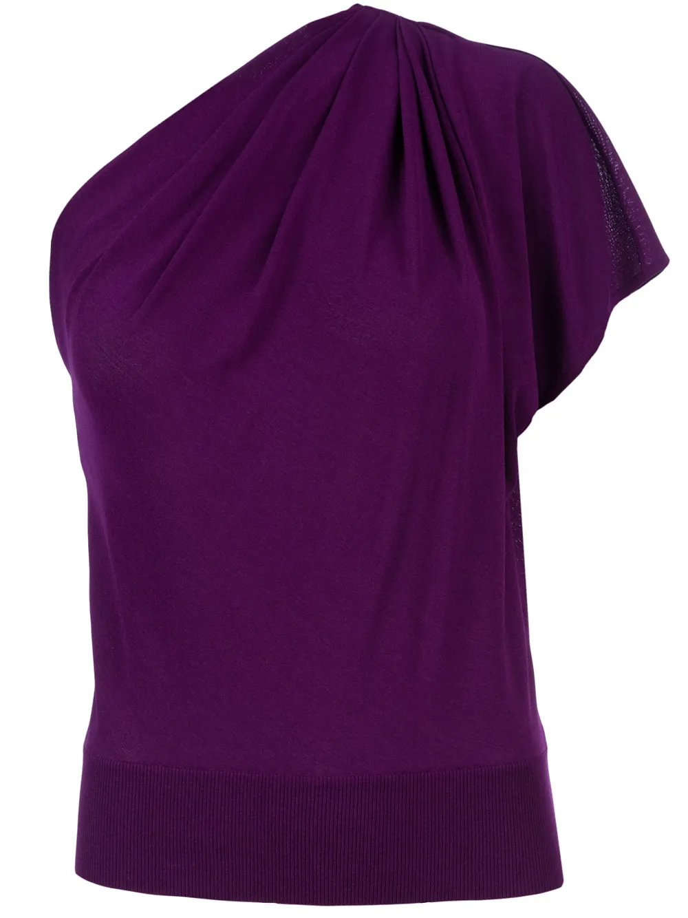 Giambattista Valli asymmetric shoulder top | morado | Image 1