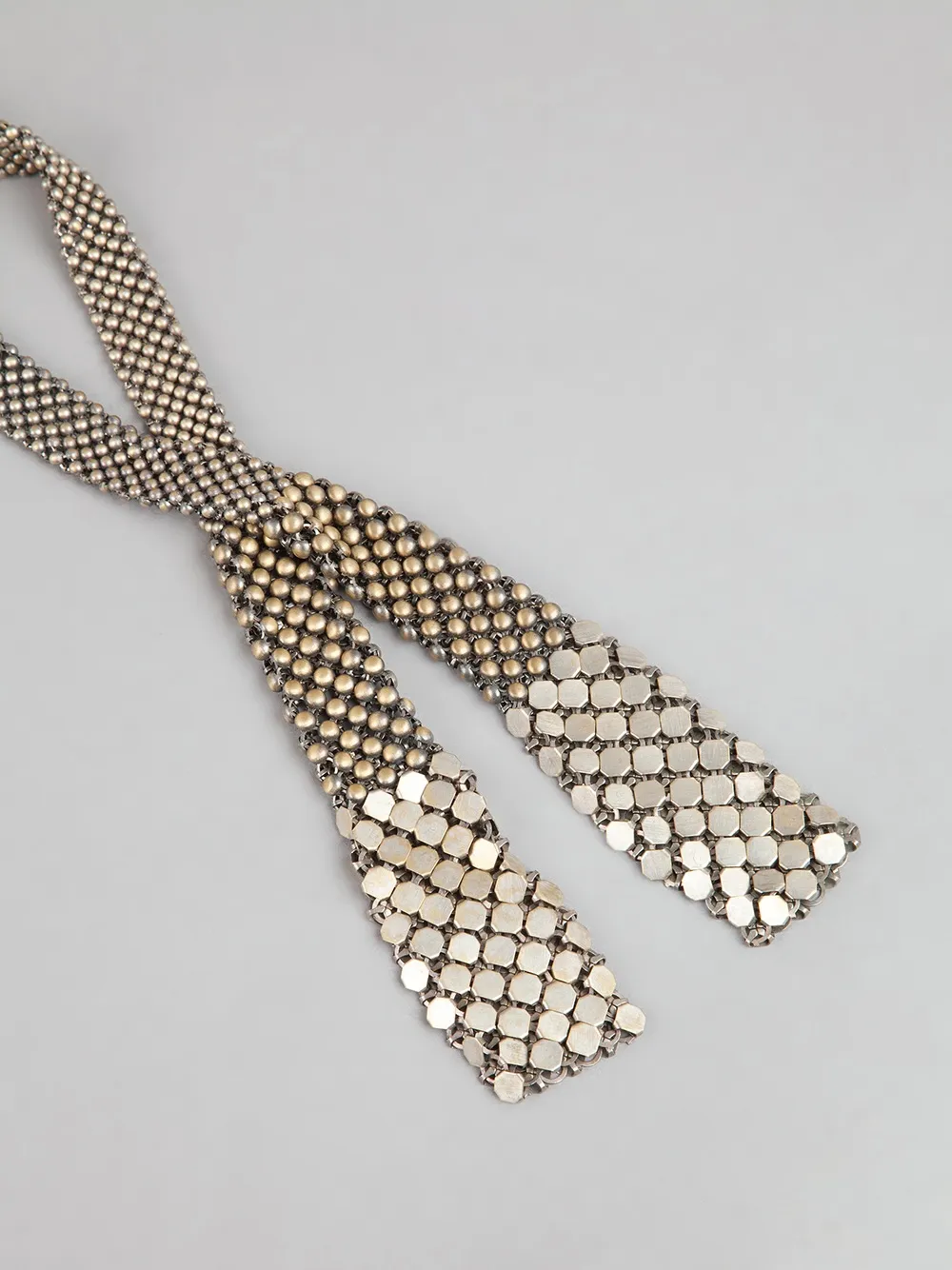 Laura B 'goya' Chain Mail Belt In Neutral