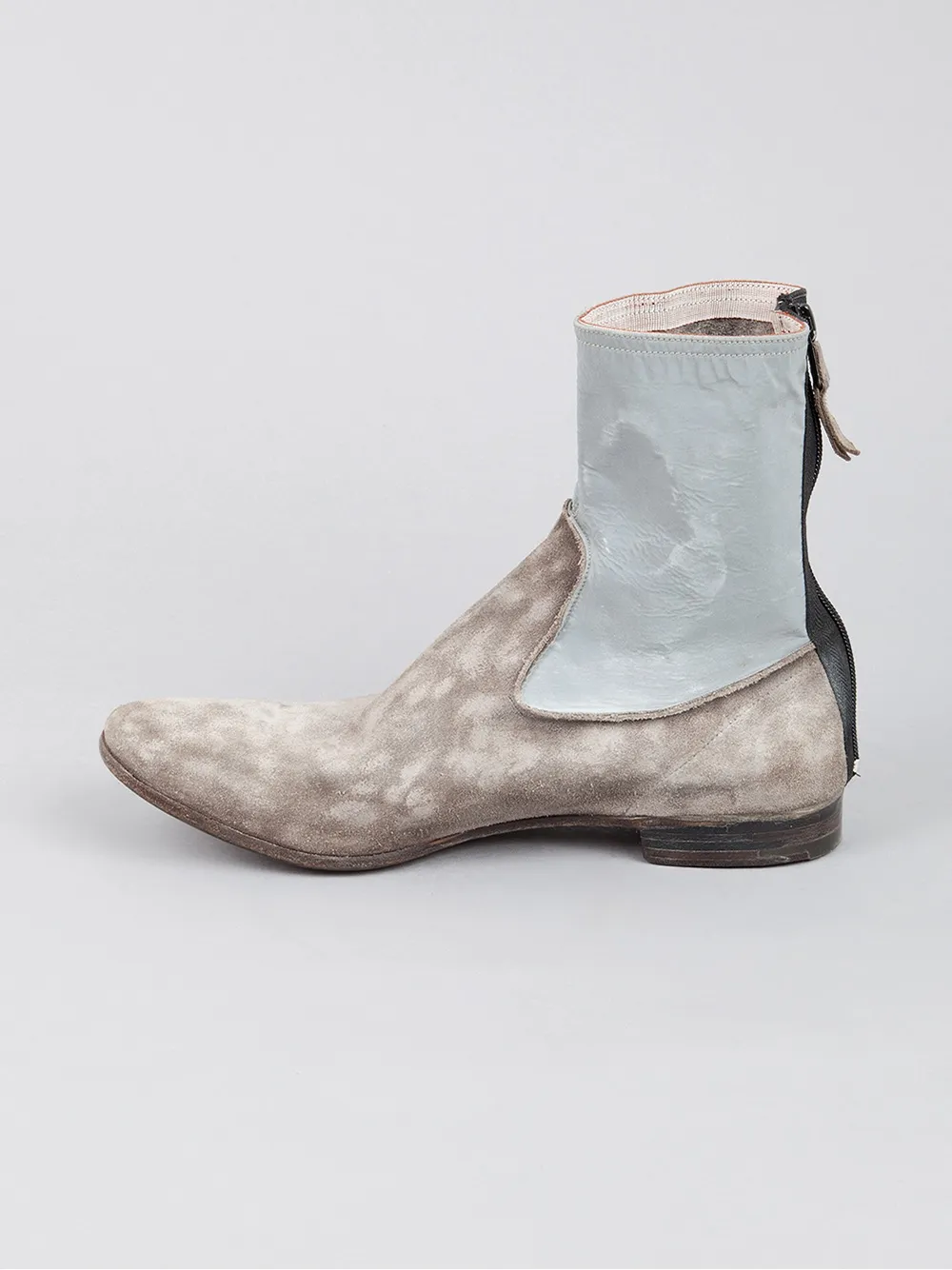 Premiata Washed Suede Boot In Multi