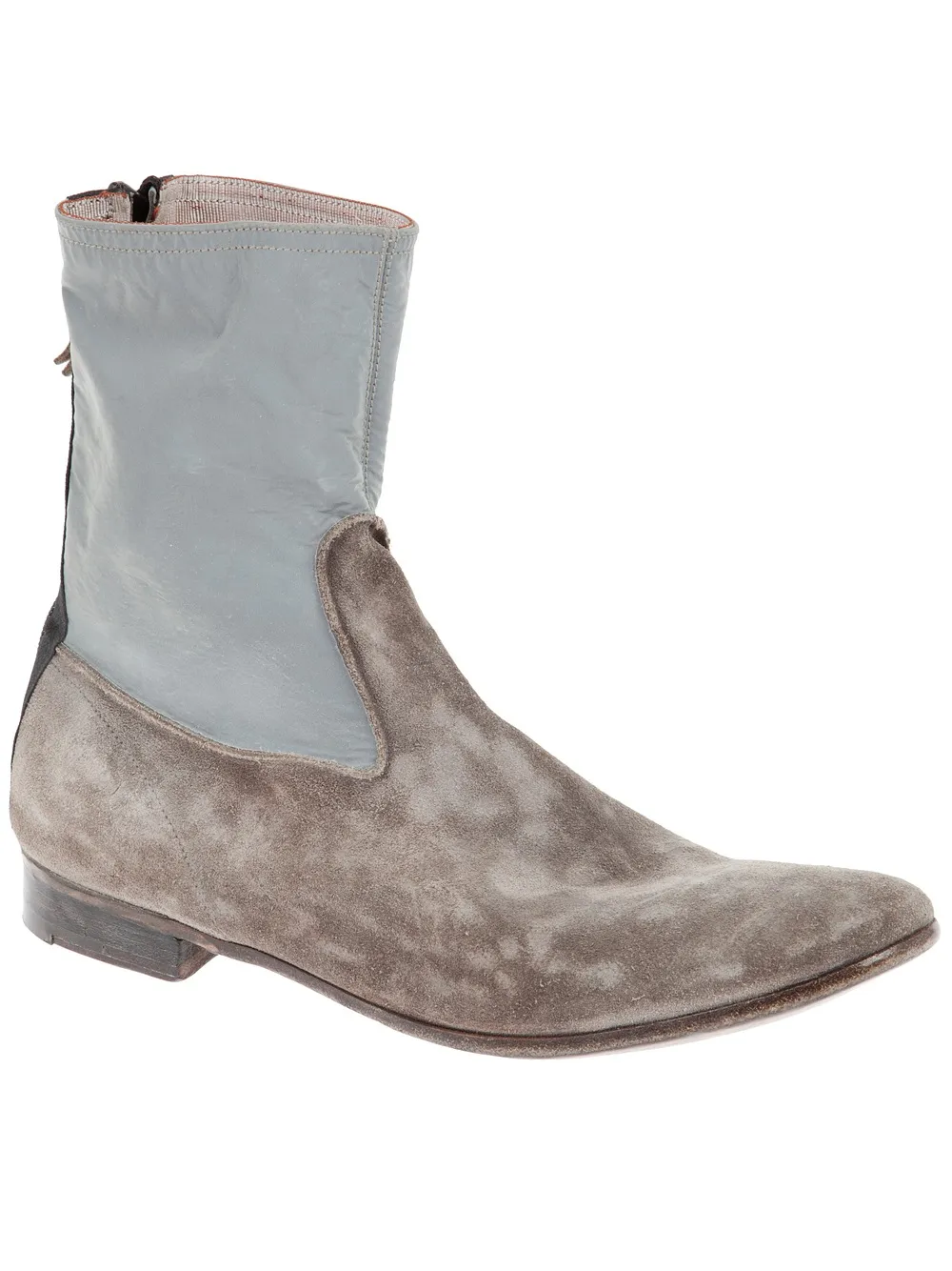 Premiata Washed Suede Boot In Multi