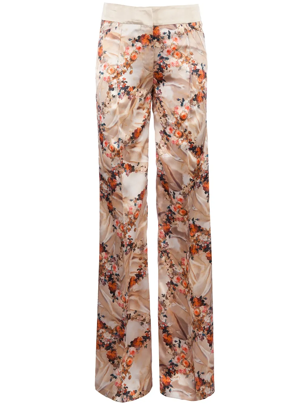 Giles Printed Trouser In Brown