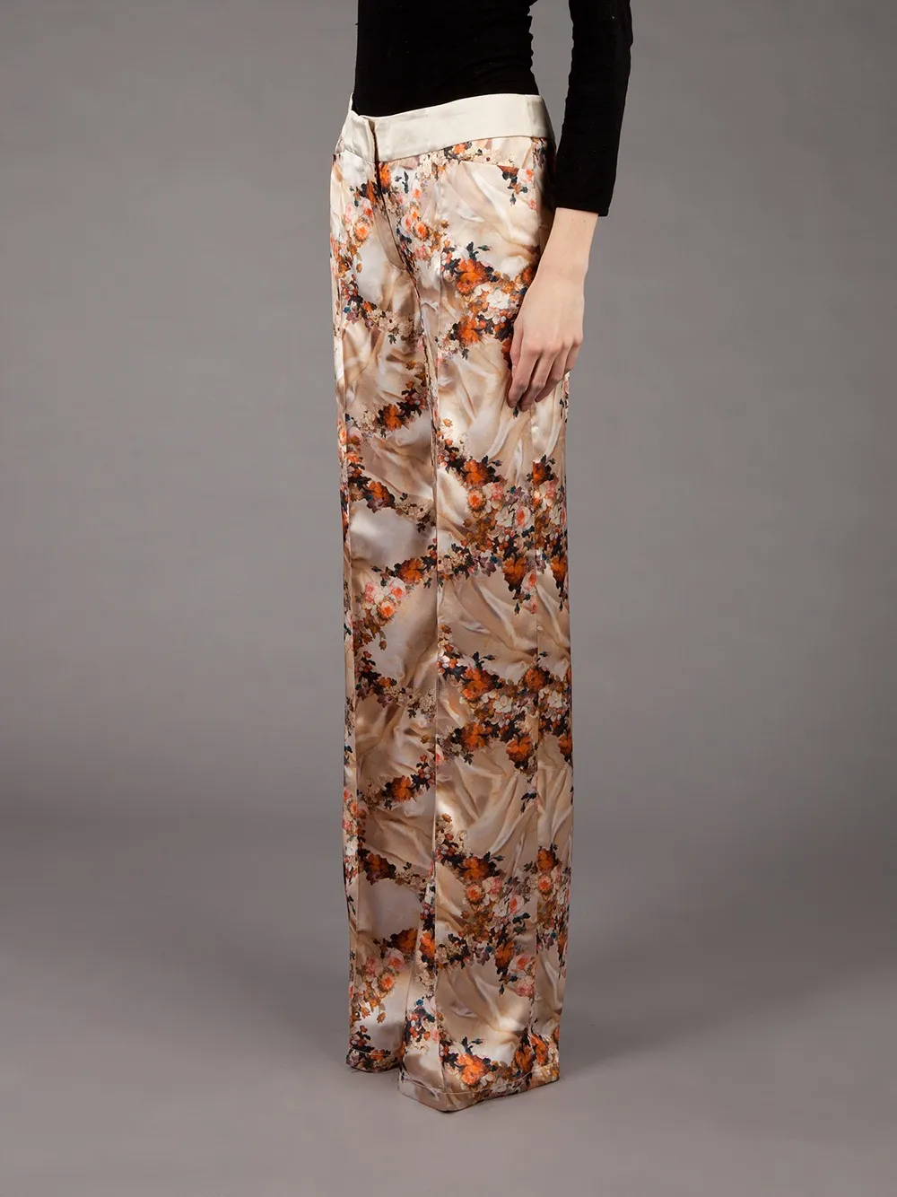  Giles Printed Trouser   Nude 