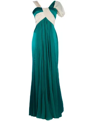 blue strapless high low dress Amarra 89467 main image 1