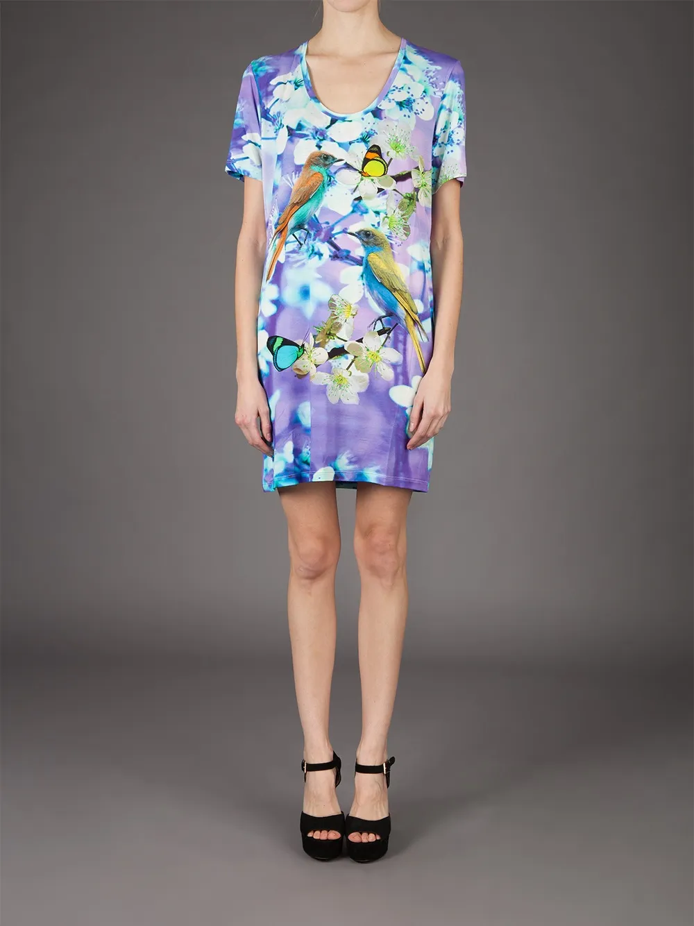 Matthew Williamson printed dress - Paars