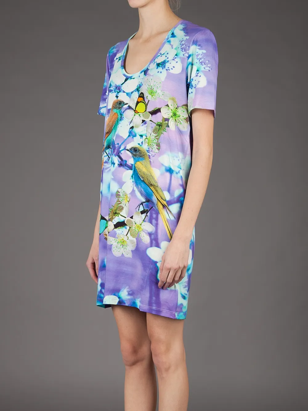  Matthew Williamson Printed Dress   Violett 