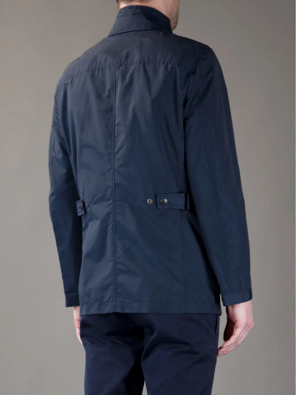 Fay Double layer jacket Blauw