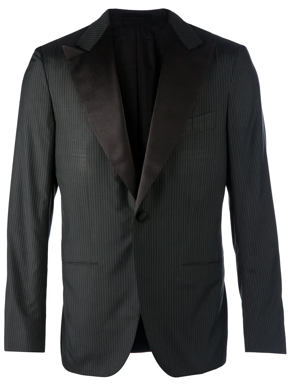 Kiton striped blazer - Nero