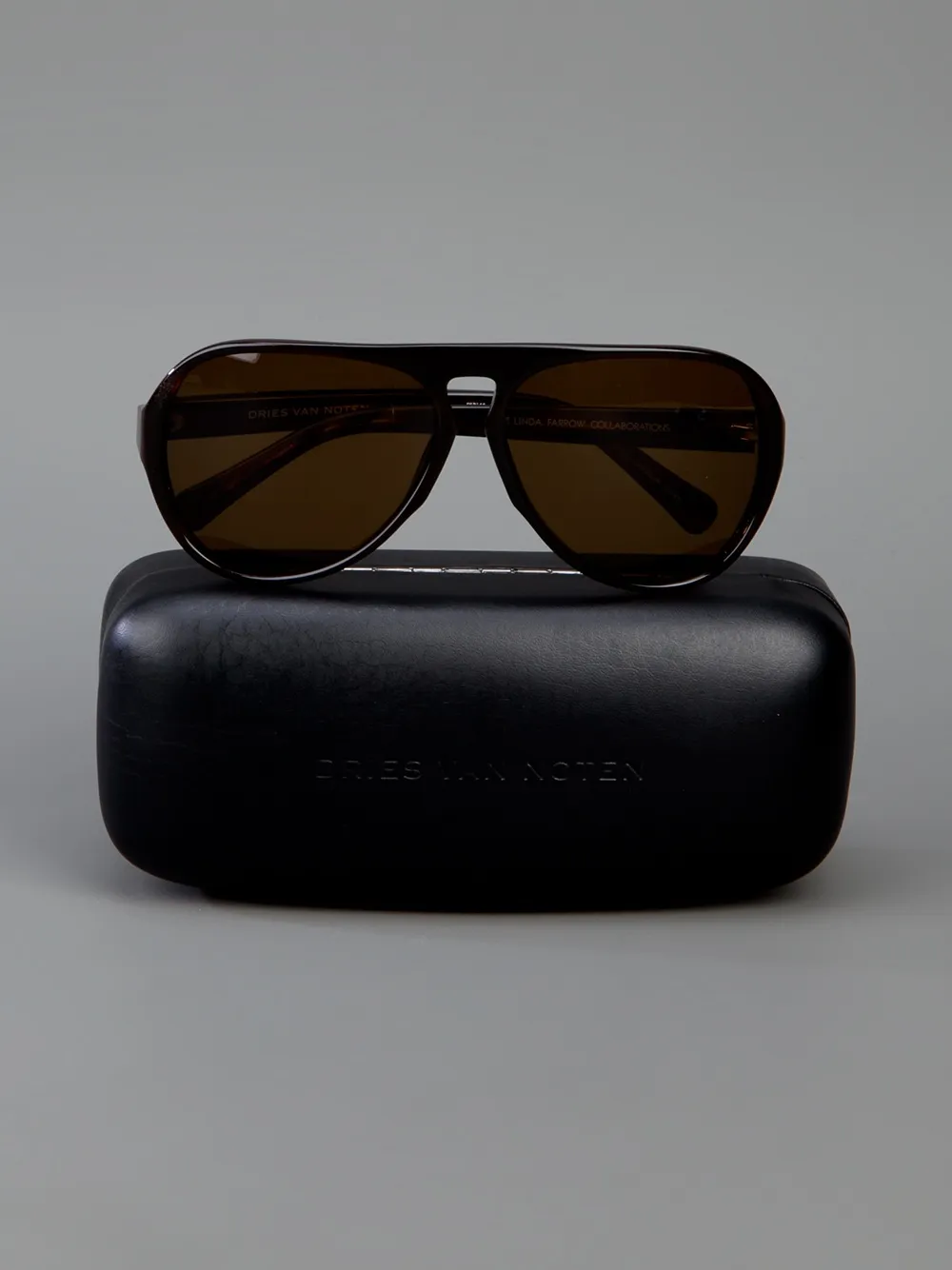 Linda Farrow 'dries van noten 11 c1' sunglasses Bruin
