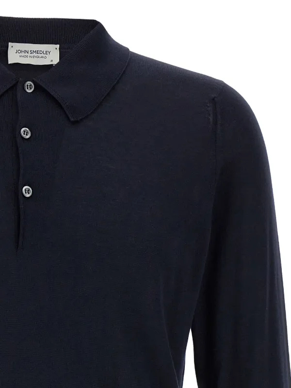 John Smedley Sea Island Cotton Skipper-Collar Noah Polo