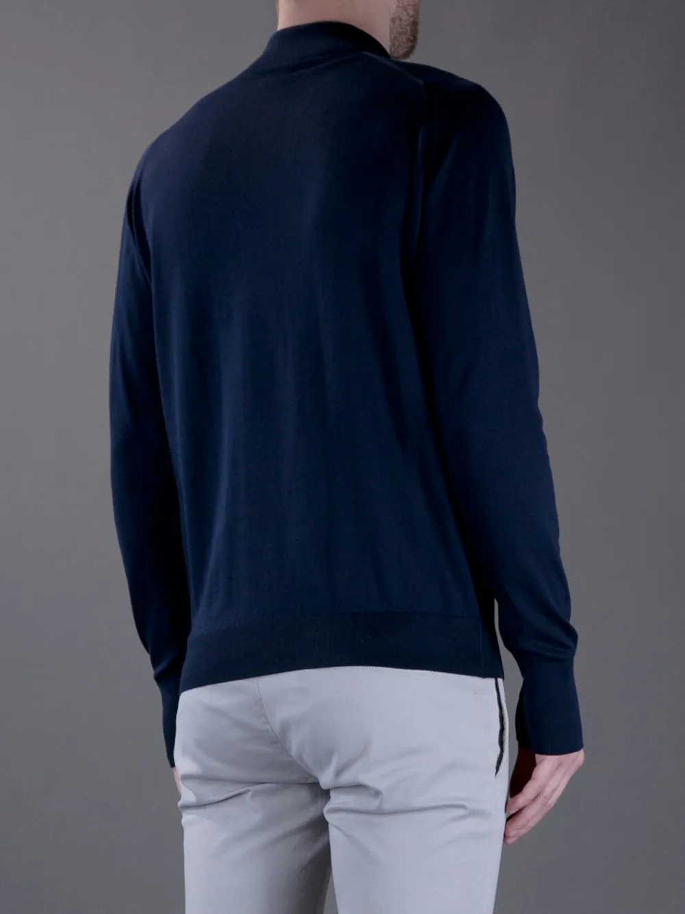 John Smedley 'FINCHLEY' POLO shirt Blauw