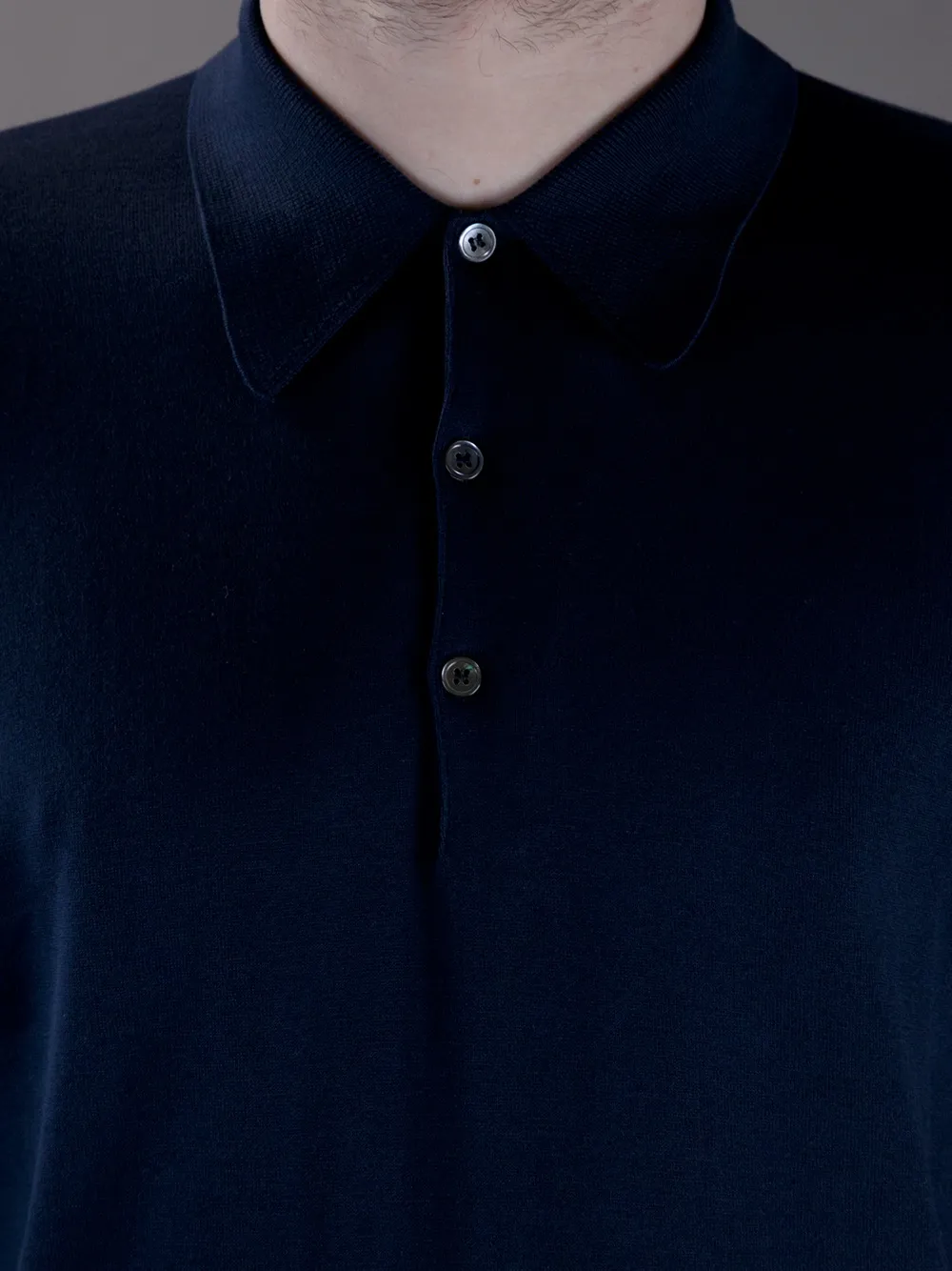 John Smedley 'FINCHLEY' POLO shirt Blauw