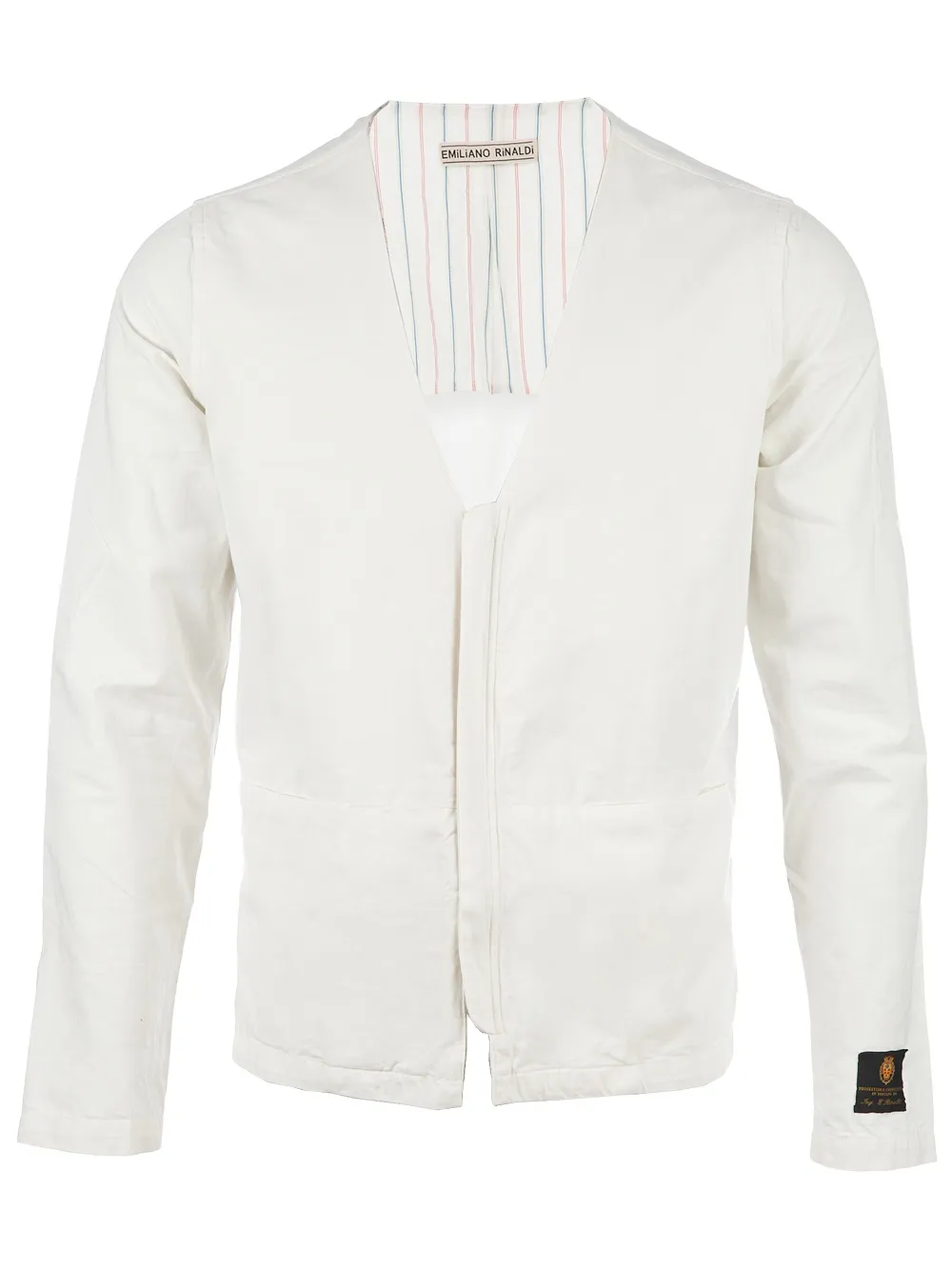 Emiliano Rinaldi V-neck jacket | blanco | Image 1