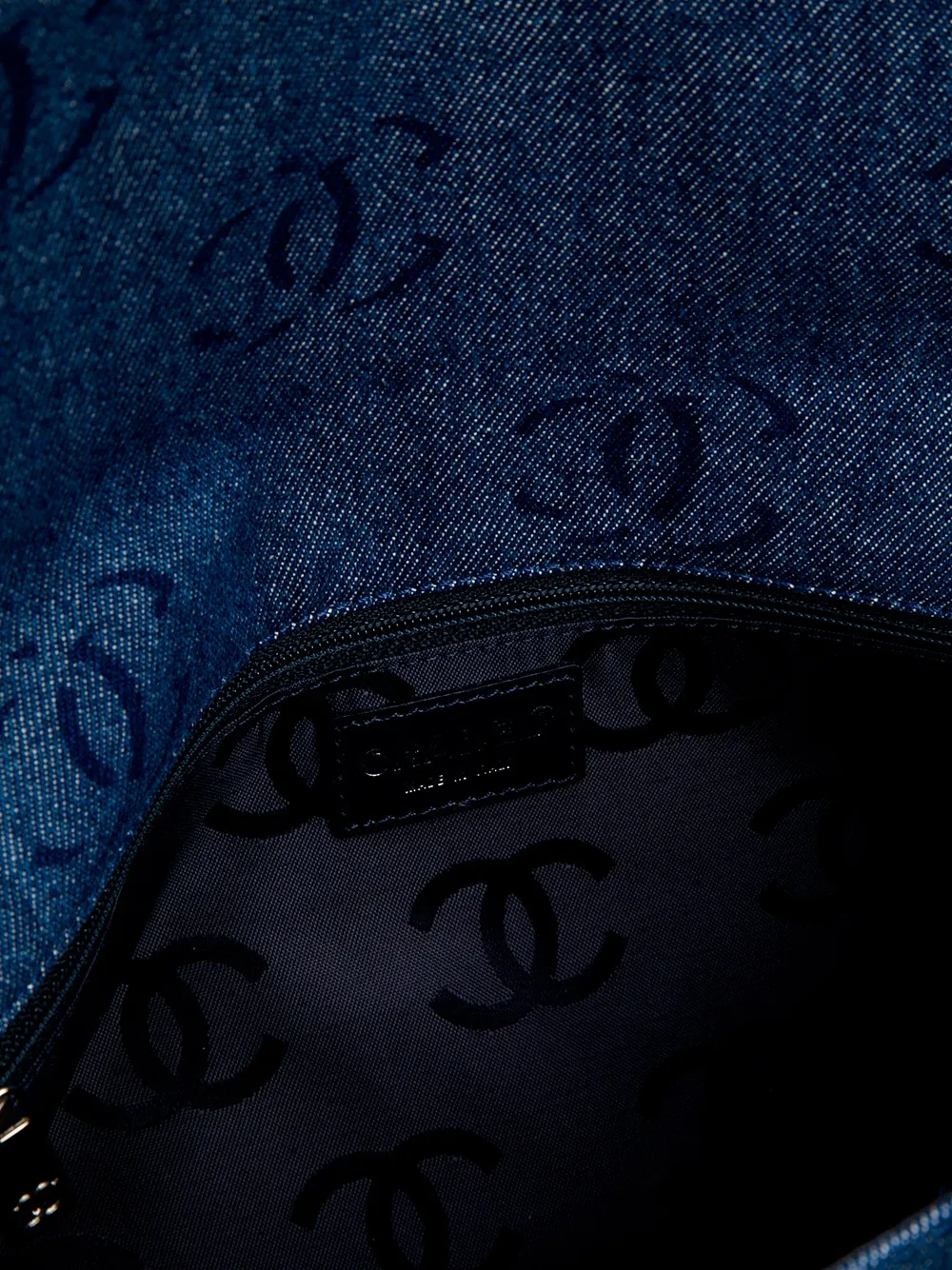 Chanel Vintage Denim Clutch - Farfetch