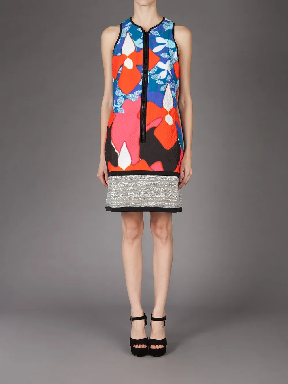 Peter Pilotto sleeveless dress - Blauw