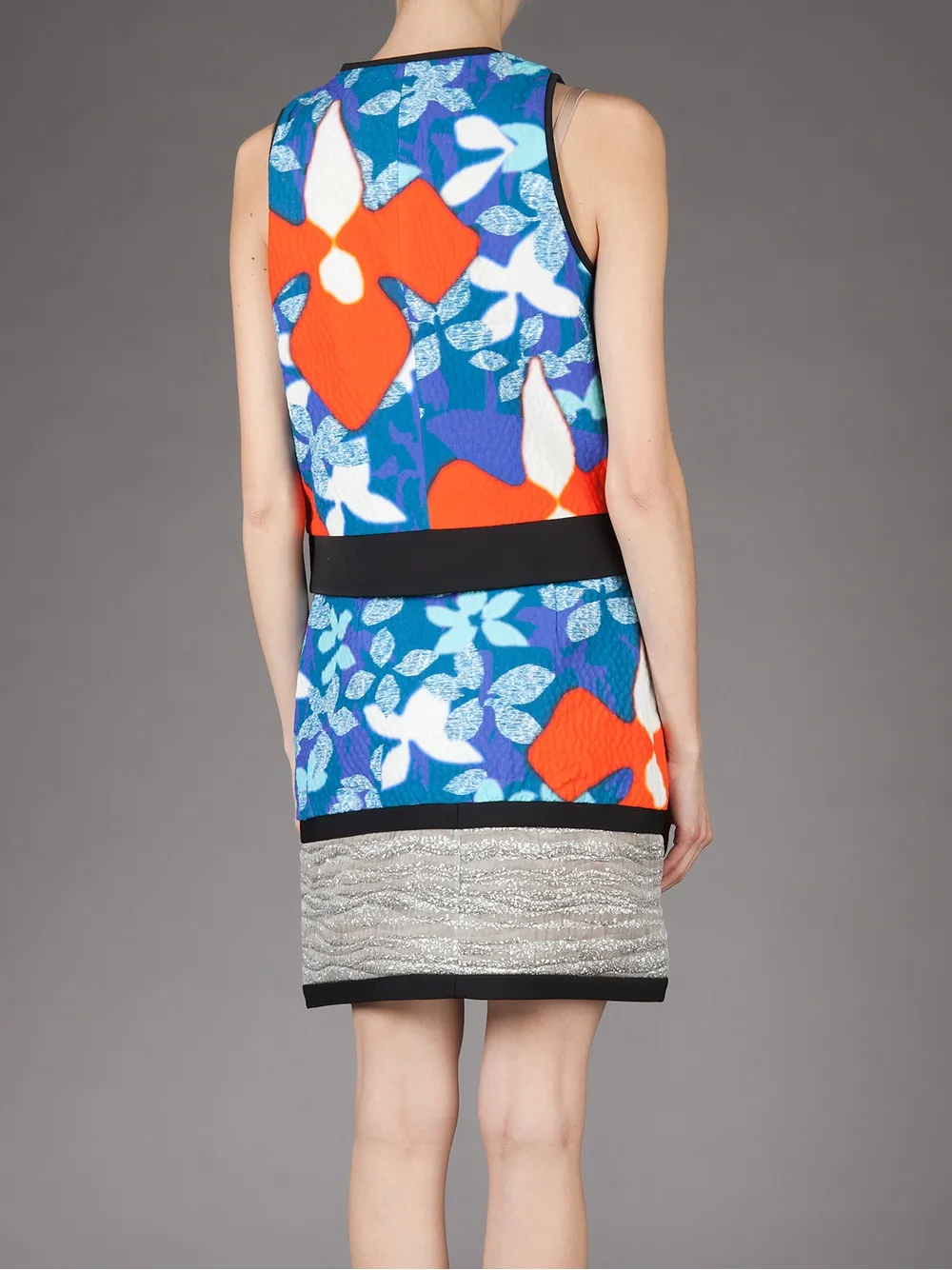 Peter Pilotto print gilet Rood