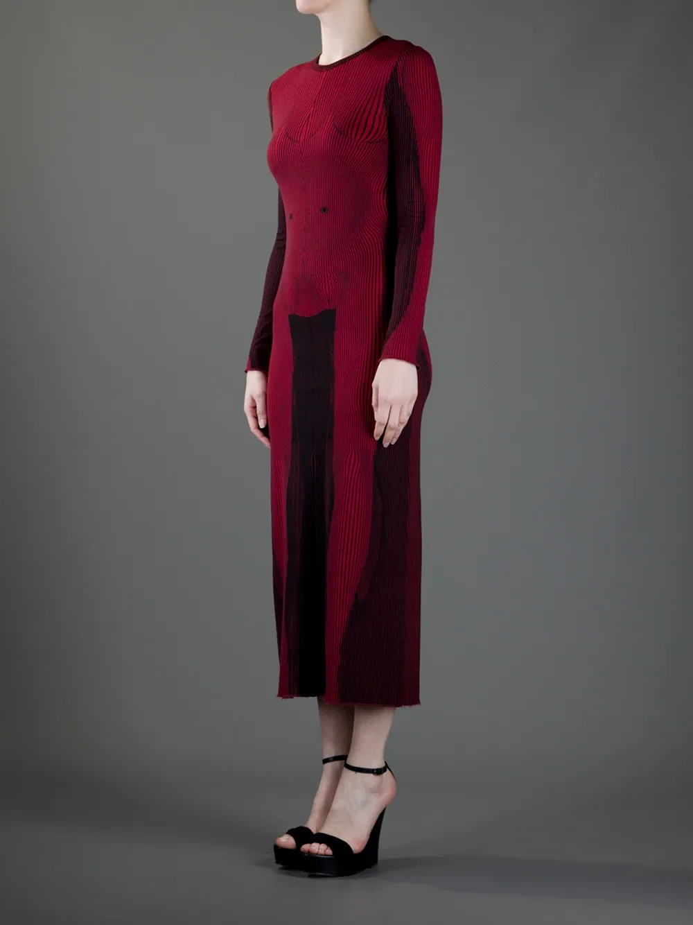 Jean Paul Gaultier Vintage Stripe Detail Dress - Farfetch