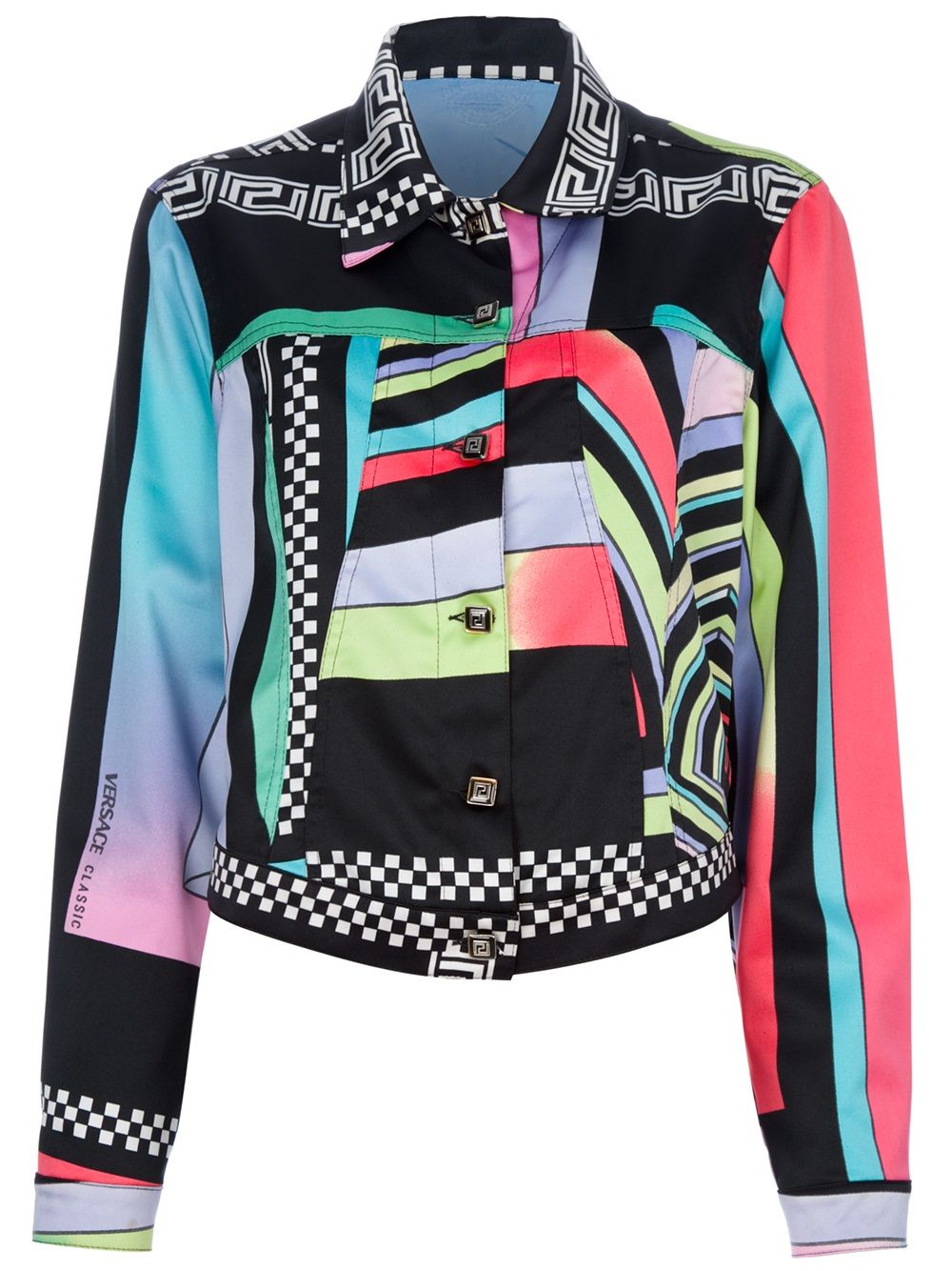 Versace Vintage Print Jacket - Farfetch