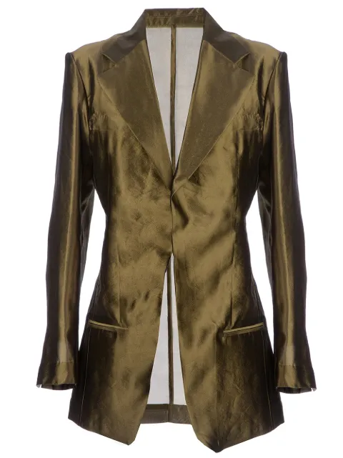 Haider Ackermann High shine blazer