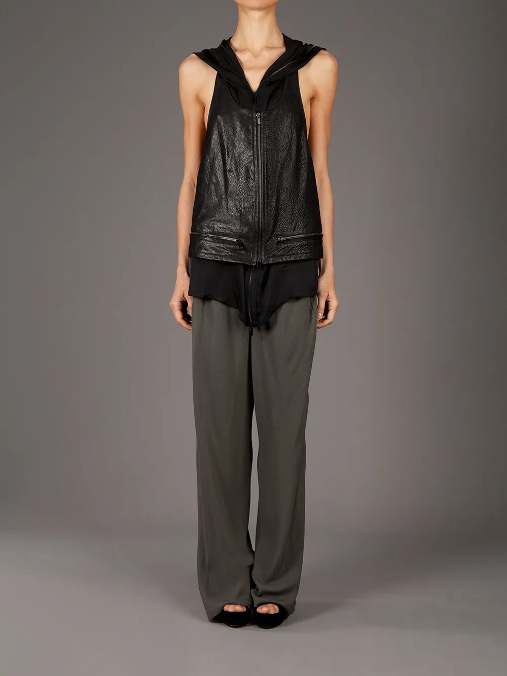Haider Ackermann Wide leg trouser - Groen