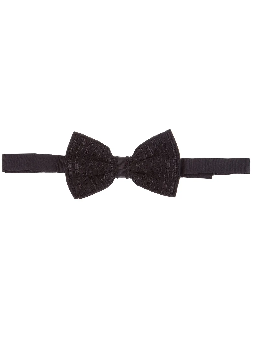 Jupe Silk Bow Tie In Black