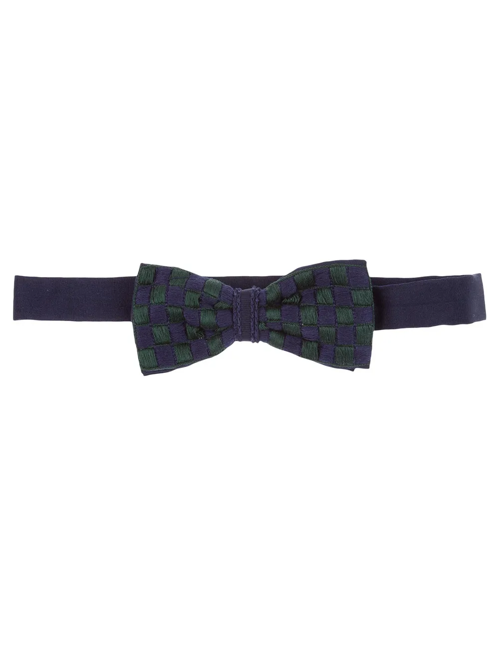 Jupe Checked silk tie | Blue | Image 1