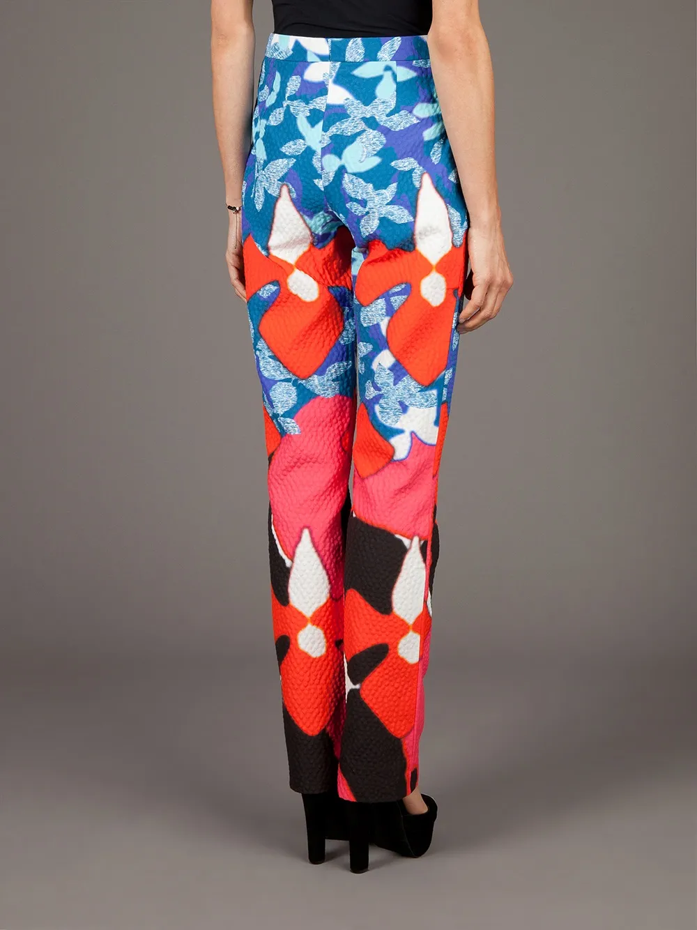 Peter Pilotto printed trouser Rood