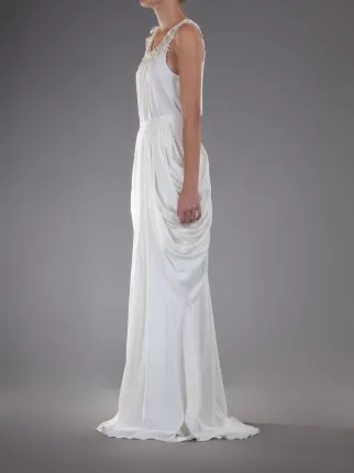 Emannuelle Junqueira Off White Vestido De Noiva Conjunto Oasis