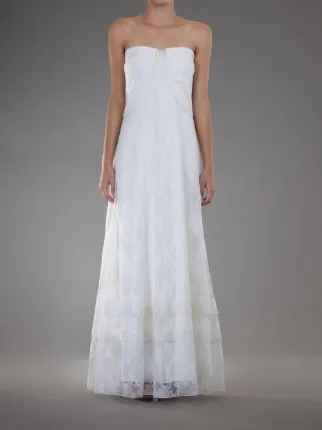 Emannuelle Junqueira Off White Vestido De Noiva Tomara Que Caia