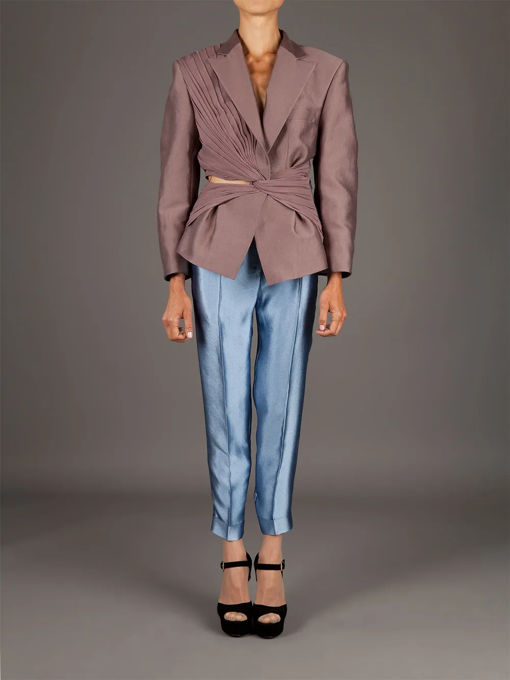 Haider Ackermann twist detailed jacket | Blazers | Image 2