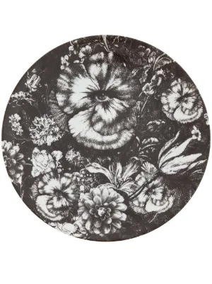 Fornasetti グラフィックプリント 皿 | ブラック | FARFETCH JP