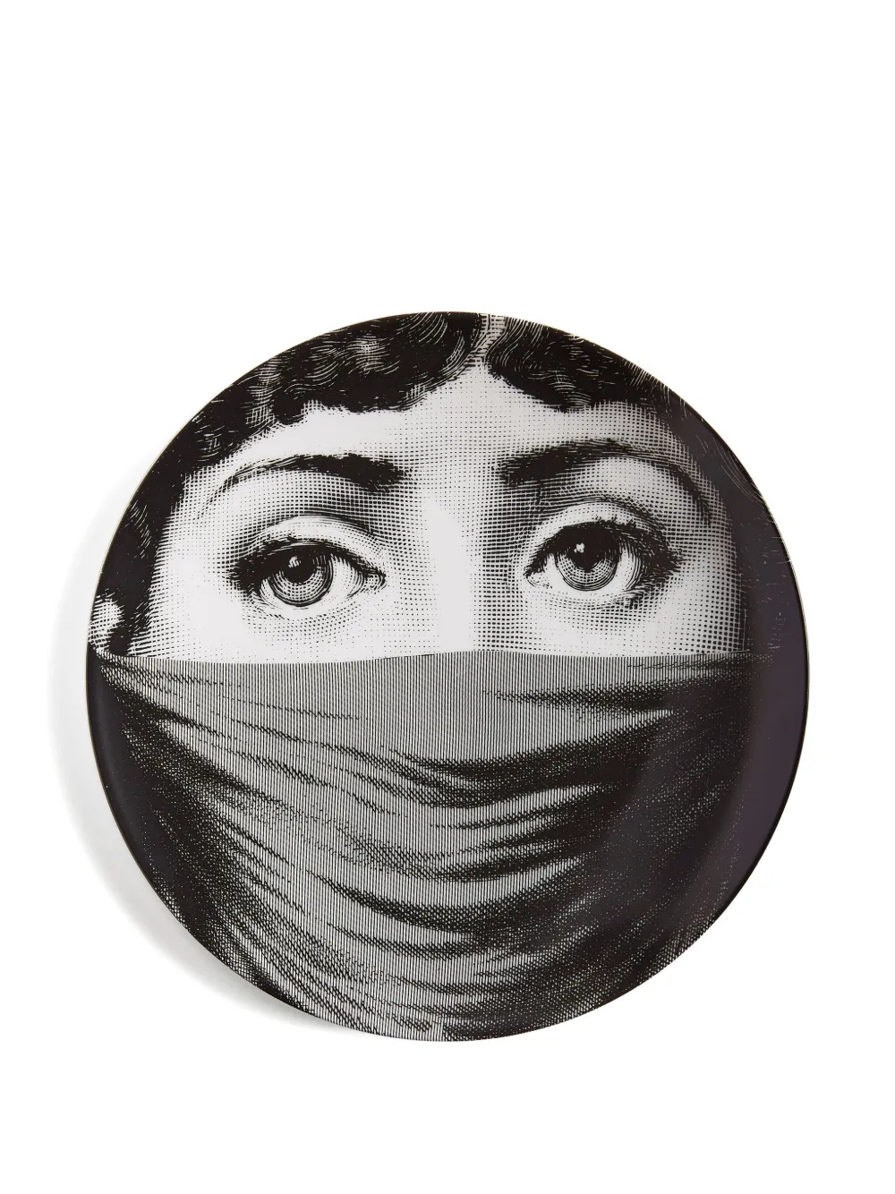 Fornasetti Tema e Variazioni wall plate | Grey | Image 1