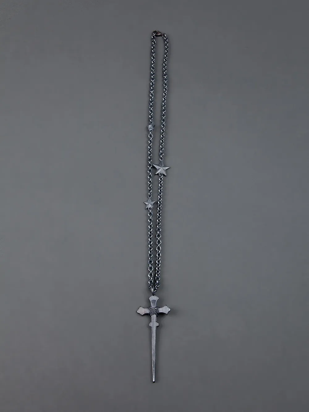 Franz Marfurt Lucerne cross necklace - Grijs