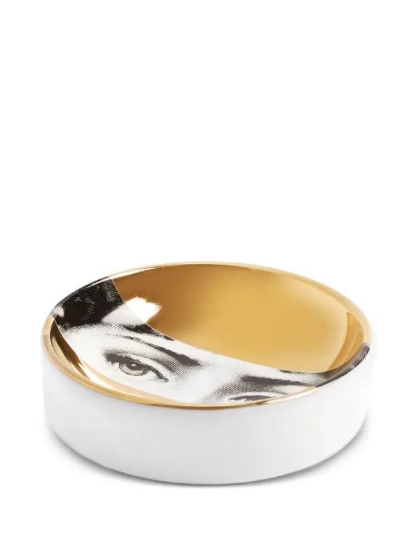 Fornasetti Tema e Variazioni N. 32 Wall Plate | Gold | FARFETCH