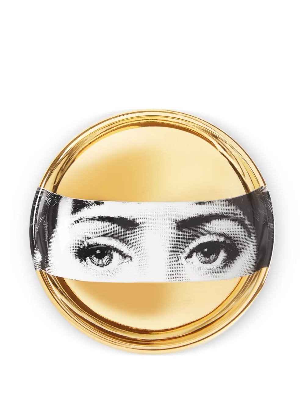 Fornasetti Tema e Variazioni N. 32 wall plate | Gold | Image 1