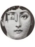 Fornasetti Tema e Variazioni wall plate - Black