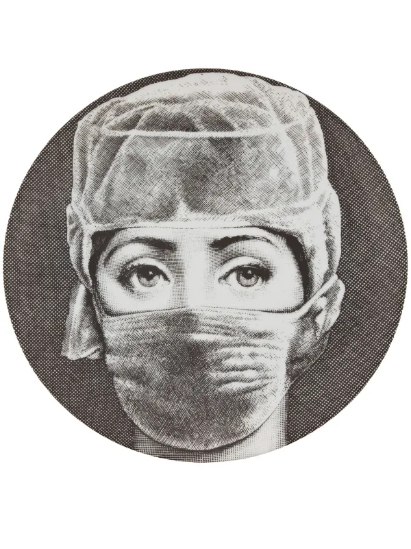 Fornasetti グラフィックプリント 皿 | グレー | FARFETCH JP