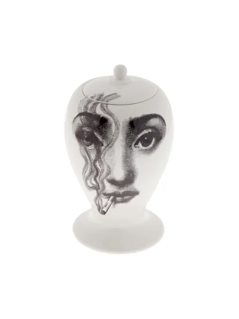 Fornasetti Il fumo fa male vase