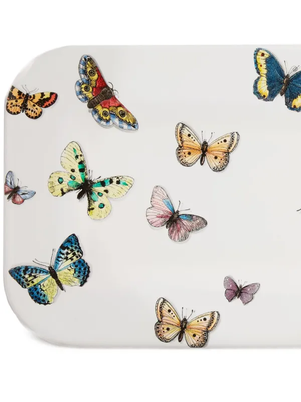 Fornasetti butterfly's on white トレー 通販