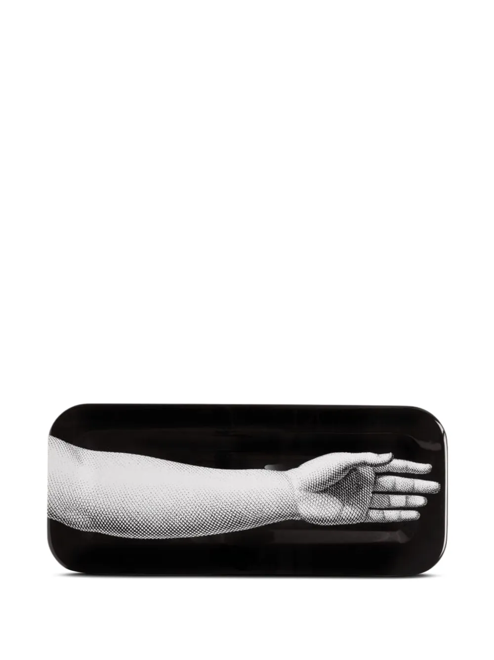 Fornasetti Mano flat tray | Black | Image 1