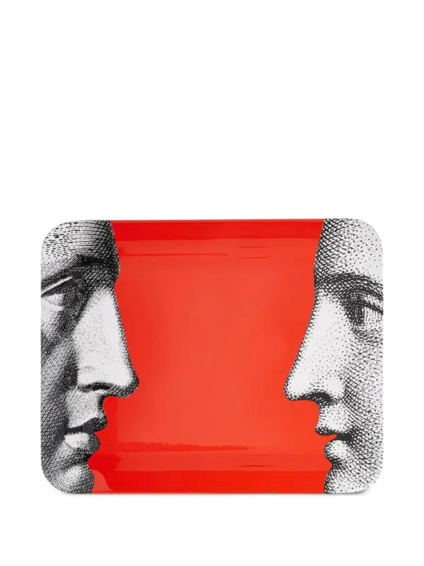 Fornasetti Profili On Red トレー | レッド | FARFETCH JP