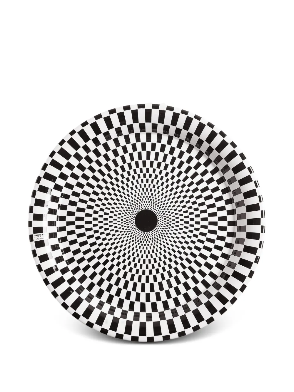 Fornasetti Egocentrism tray | Black | Image 1