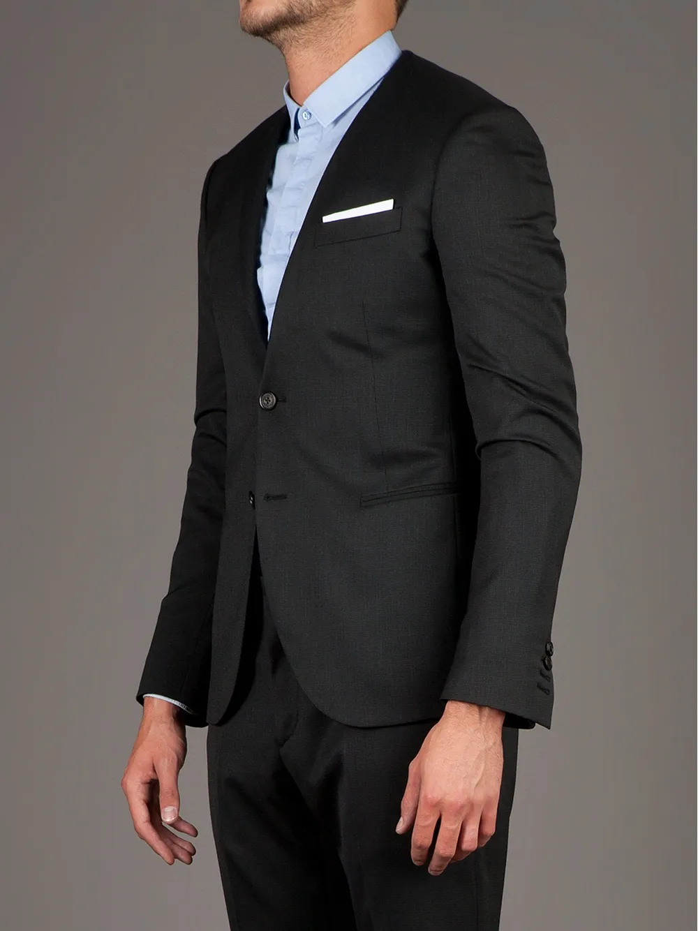  Neil Barrett Classic Blazer   Grau 