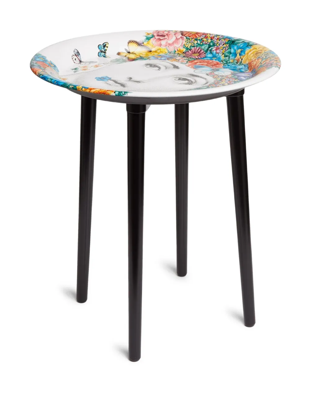 Fornasetti wood table | Black | Image 1