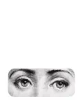 Fornasetti Occhi decorative tray (25cm x 58cm) - White
