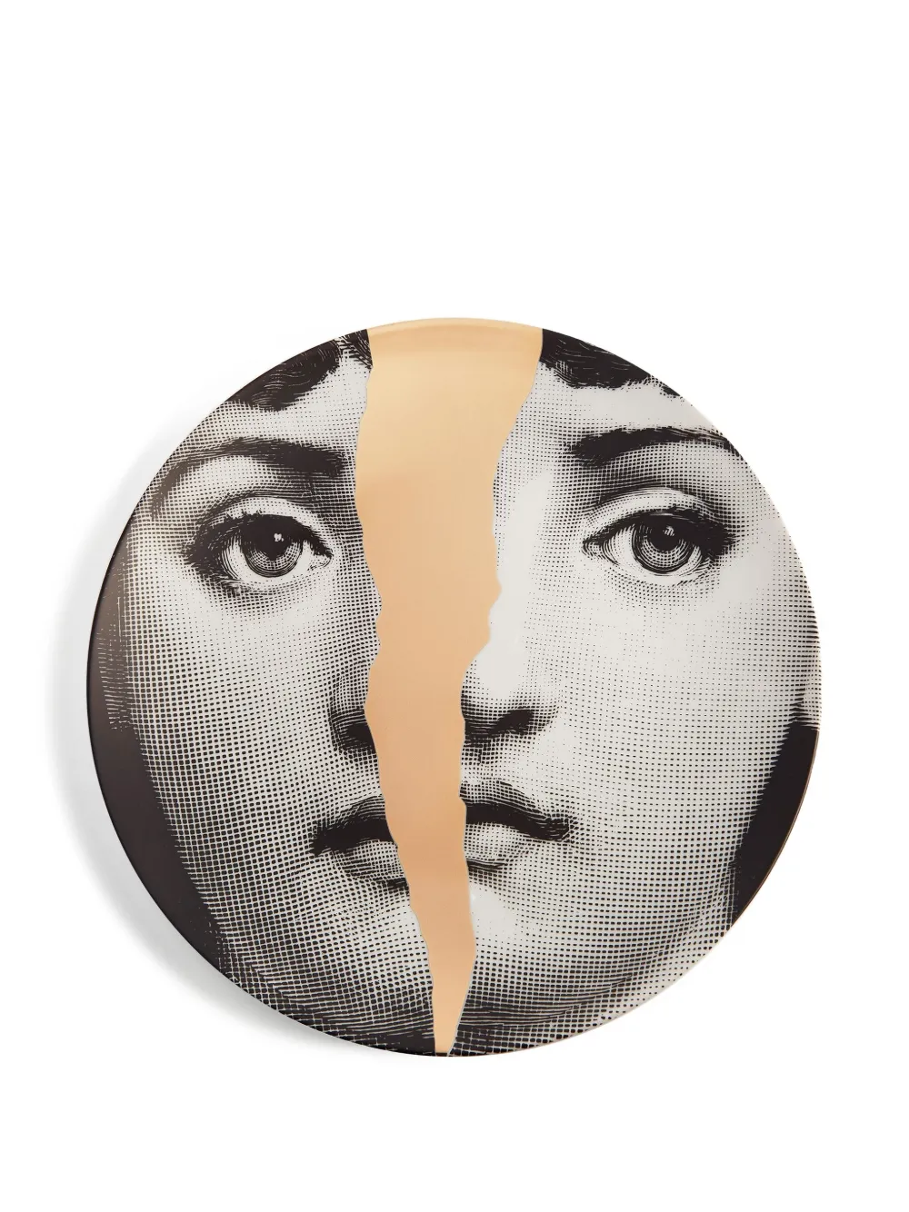 Fornasetti Tema e Variazioni wall plate | Black | Image 1