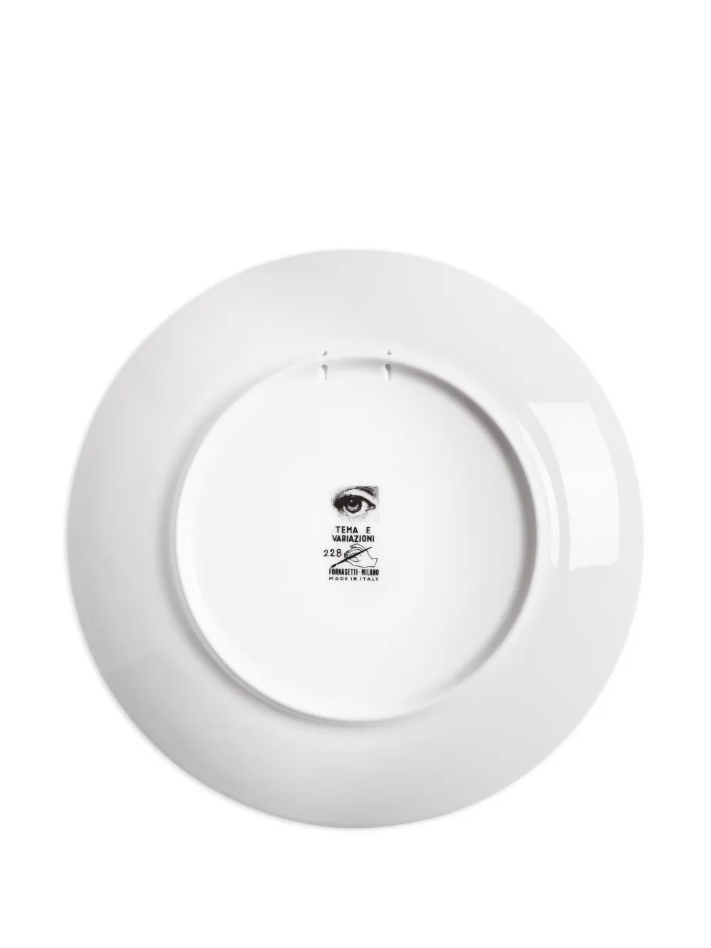 Fornasetti Tema e Variazioni N. 228 wall plate | Black | Image 1