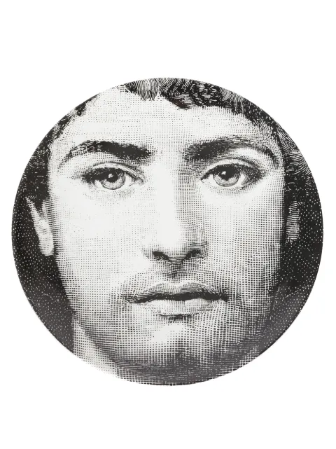 Fornasetti plato con motivo de rostro