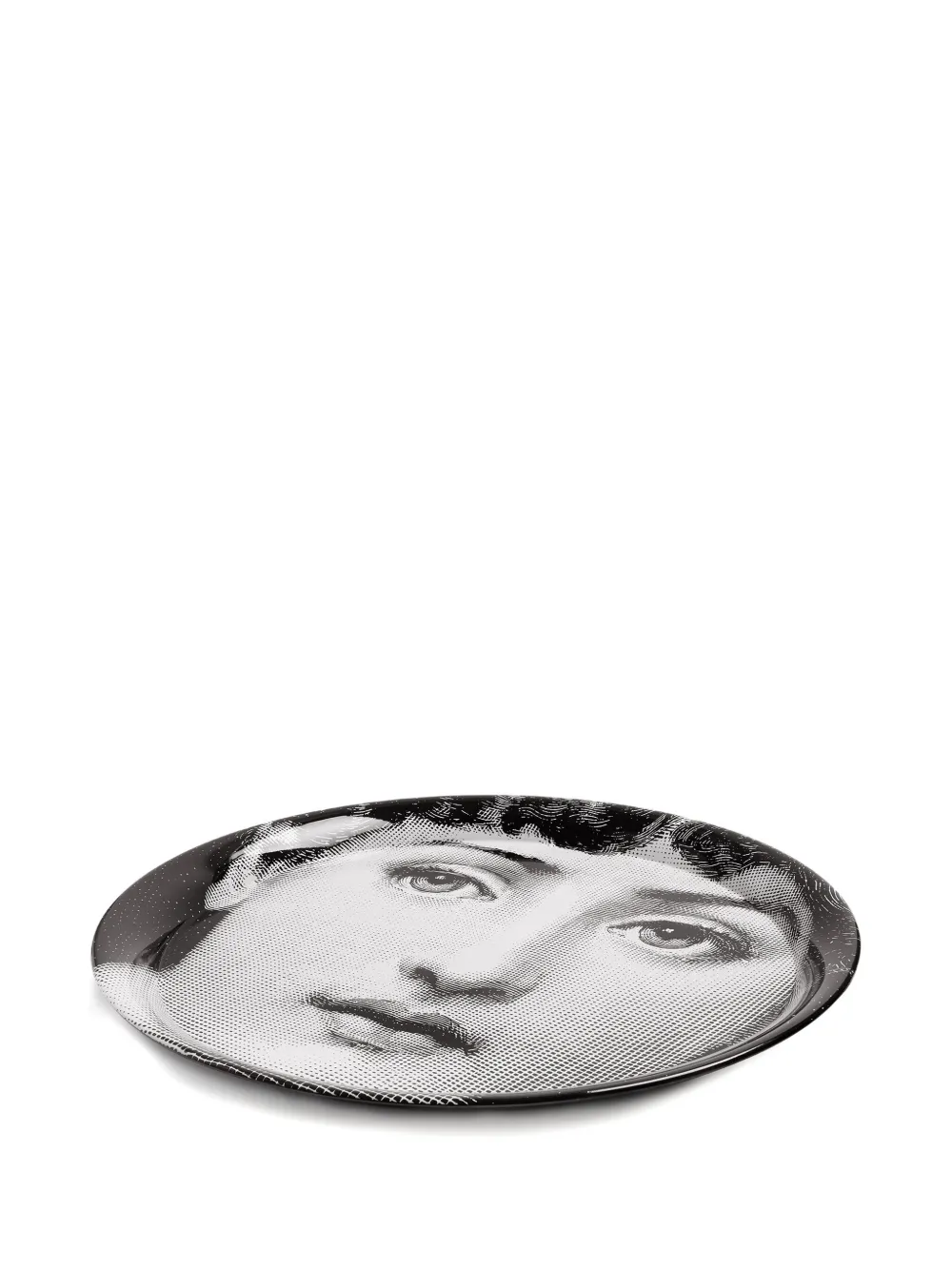 Fornasetti Tema e Variazioni wall plate | Black | Image 1