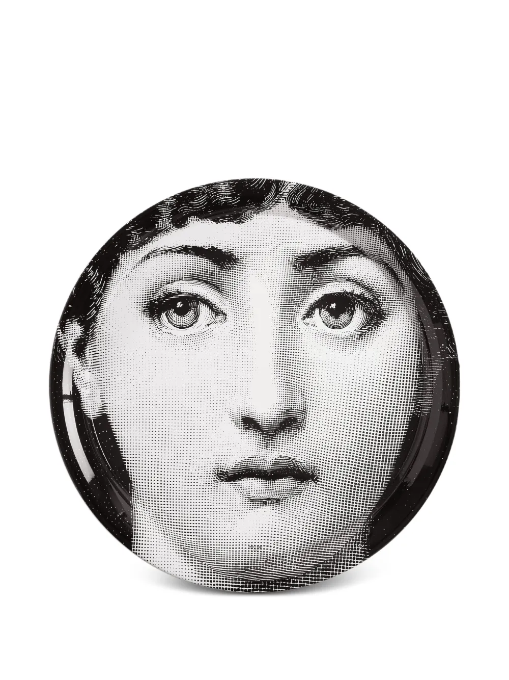 Fornasetti Tema e Variazioni wall plate | Black | Image 1