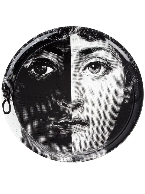Fornasetti bandeja con motivo de rostro